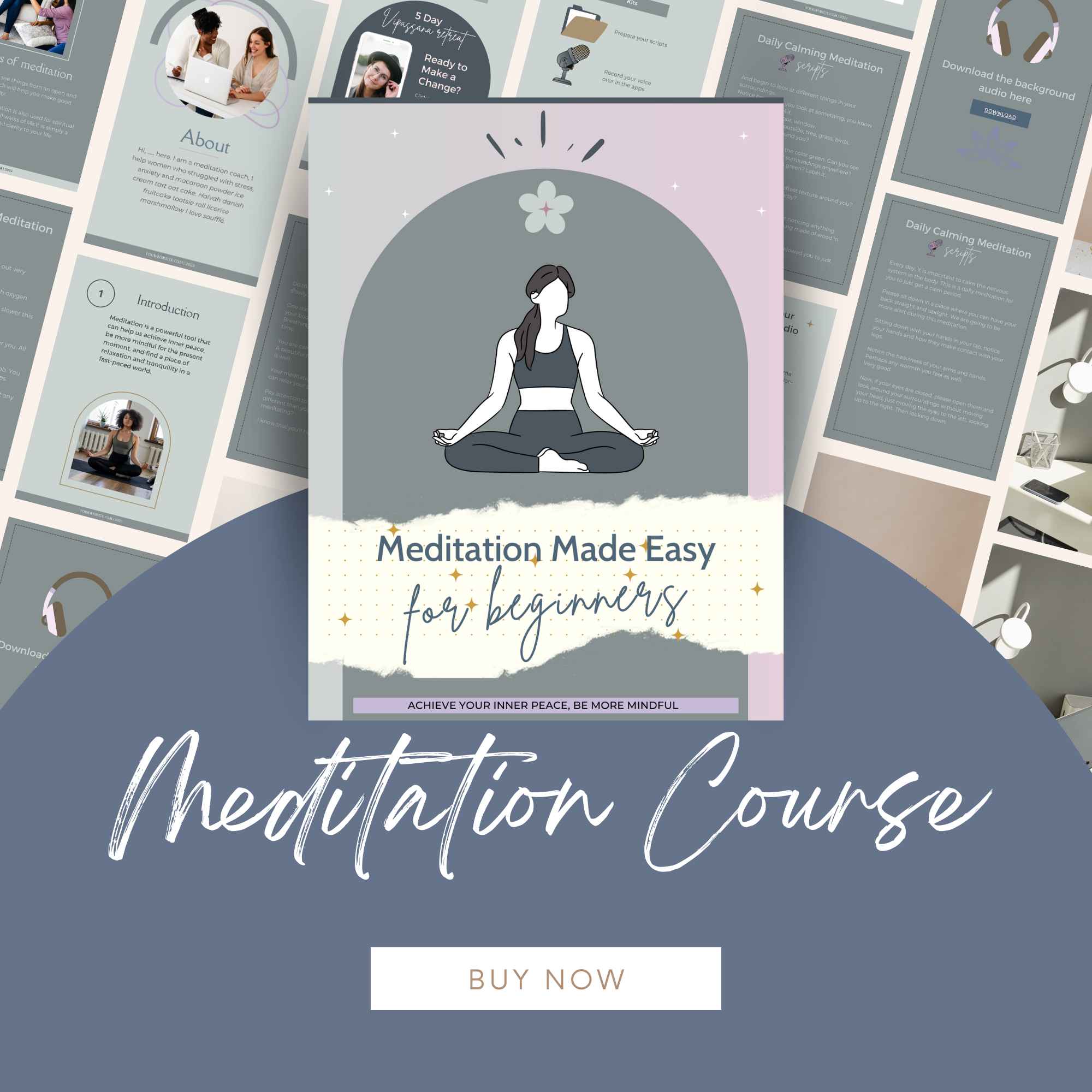 Printable Meditation Journal-cover